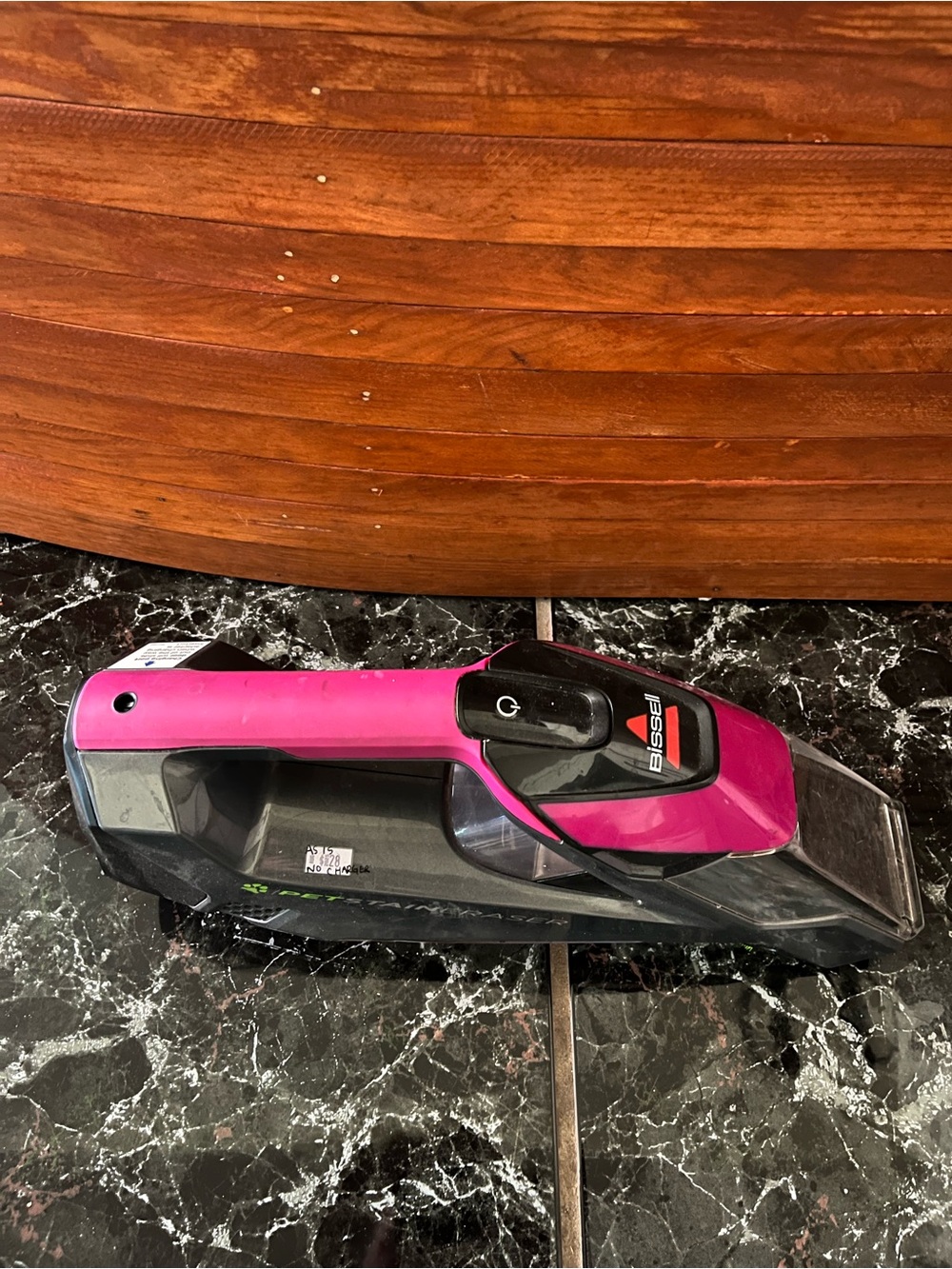 Bissell Pink and Black Handheld Vacuum Cleaner NO POWER CORD